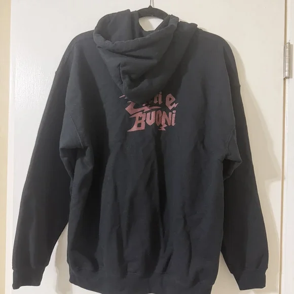 Maneskin Zitti e Buoni Pullover Black Hoodie - Picture 3 of 8